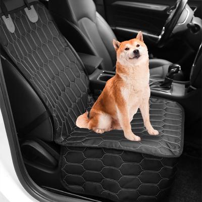 China Pet Front Seat Cover Waterproof Heavy Duty Foldable Front Car Dog Seat Cover for sale