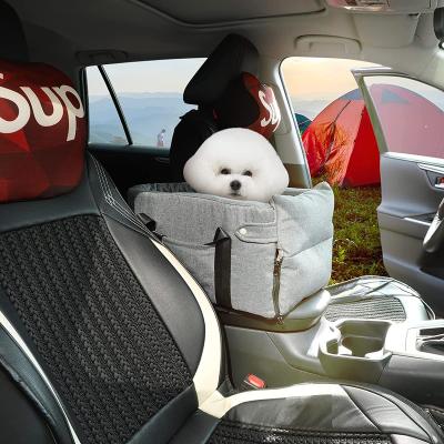 China Amazon OEM ODM Cat Carrier Backpack Small Dog Cat Booster Seat On Car Waterproof Hot Selling Dog Armrest for sale