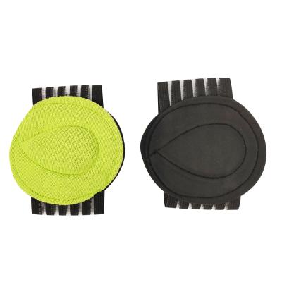 China Hot Green Thin Wholesale Sports Safty Sale Arch Foot Pads Outdoor Sports Fixed Stitch Mat/Flat Arch Foot Cover for sale