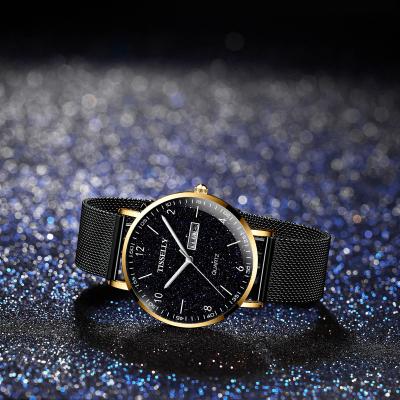 China Alarm simple and explosive business men's new source fashion watch quartz watches for sale