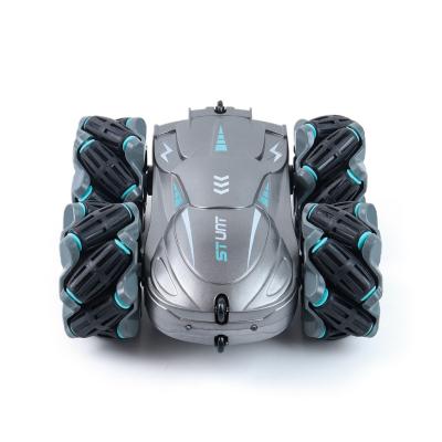 China Hot-selling four-wheel drive stunt remote control side car drift toy lightweight children's toy off-road rotating double-sided for sale