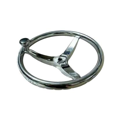 China Custom Stainless Steel Marine Hardware Steering Wheel Boat Hardware Investment Casting by JYG Casting for sale