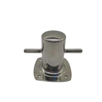 China Stainless Steel OEM Precision Casting 316L Stainless Steel Marine Hardware Cross Bollards by JYG Casting for sale