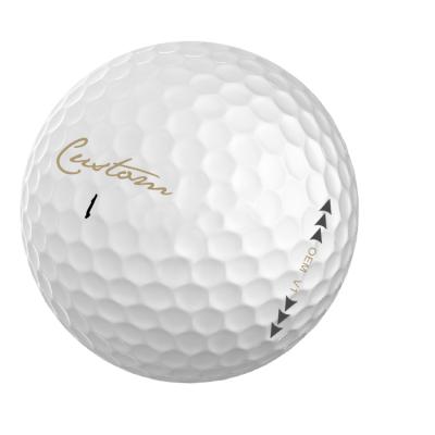 China Justin Golf Soft Comfortable Feel Urethane Golf Ball Factory Wholesale Custom Logo Tournament Ball 3 Layers Soft Ball With Private Label for sale