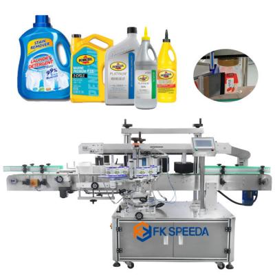 China Double Side Bottle Labeling with FK911 Full Automatic Multi-function Sticker Labeller for sale