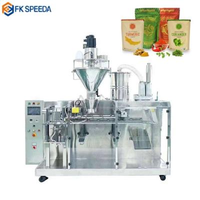 China Automatic High Speed Paper Doypack Stand-up Pouch Filling Sealing Wet Dog Food Packaging Machine for sale