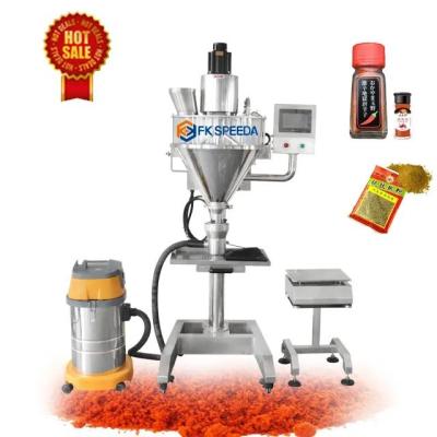 China Máquina semiautomática de llenado de polvo para harina de café, chiles, detergente y leche en polvo en venta