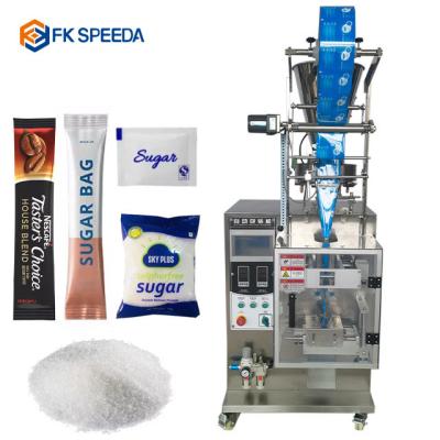 China Wood Packaging Three Sides Sealing Sachet Sugar/Powder Forming Filling Sealing Machine for sale