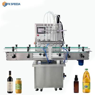 China 10-100ml Liquid Oil Water Wine Bottle Filling Machine with Customizable Filling Volume for sale