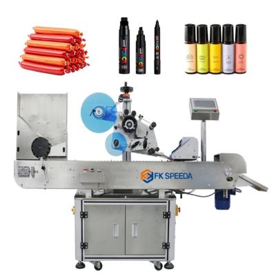 China FK807 High Speed Automatic Small Bottle Essential Oil Labeling Machine for Glass Tubes for sale