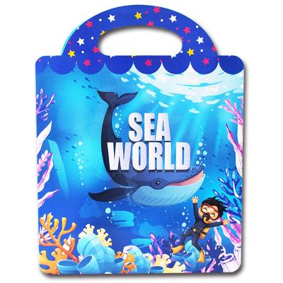 China No Repetitive Waterproof Custom Reusable Marine Life Stickers Book 60PCS Sunscreen Dress Fun For Kids Puzzle Game Gift Scene for sale