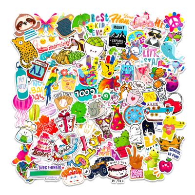 China No Sunscreen 75PCS VSCO Repetitive Waterproof Graffiti PVC Style B Cool Stickers Small For Water Bottle Laptop Skateboard Luggage Stationery Decorate for sale