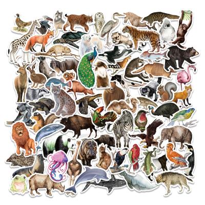 China No Repeat Waterproof Sunscreen PVC C Cute Animal Stickers 75PCS For DIY Album Diary Scrapbooking Sticker Water Bottle for sale