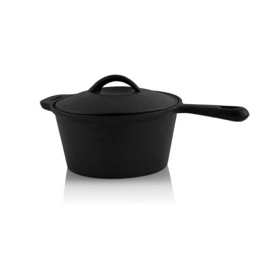 China Pre-viable Seasoned Cast Iron Skillet Heavy Duty Cast Iron Pots and Pans with Flat Lid Cast Iron Pan for sale