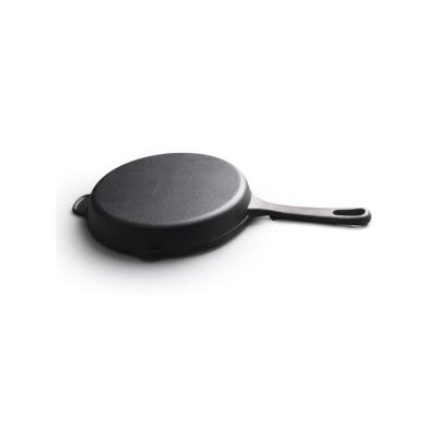 China Pre-seasoned cast iron pan wok pan viable custom cast iron fry pan cast iron cookware for sale