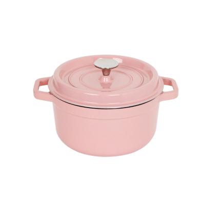 China Cast Iron Enamel Casserole Sustainable Non Stick Cookware Set for sale