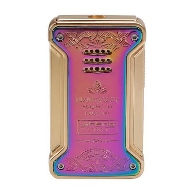 China Zinc Alloy Refillable Lighters Cigarette Cigar Gas Lighter Refillable With Custom Logo for sale