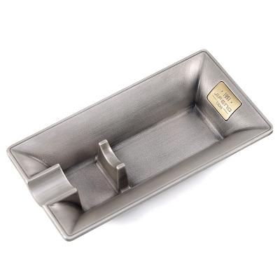 China Logo Cigar Accessories Metal Outdoor Travel Cigarette Tobacco Ashtray Uuularge Portable Custom Portable Cigar Ashtray Travel Smoking Tool for sale