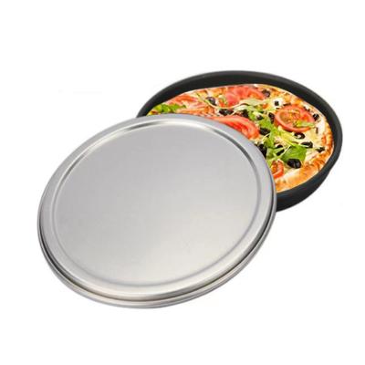 China Aluminum Alloy Disposable Pizza Pan Cover Pizza Pan Lid for sale