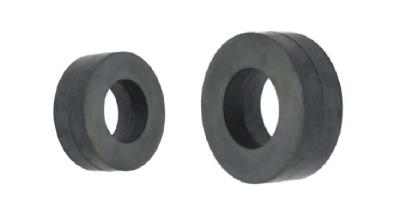 China Customized High Performance Ring Ferrite Magnet Charcoal Gray For DC Motor for sale