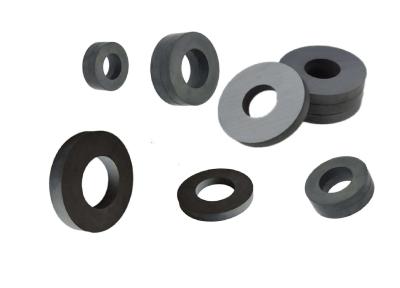 China Customized ISO9001 Ferrite Ring Magnet Black NdFeB Ring Magnet Rustproof for sale