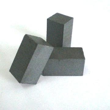 China SrO 6Fe2O3 Hard Ferrite Block Magnet For Textile Weaving Machine for sale