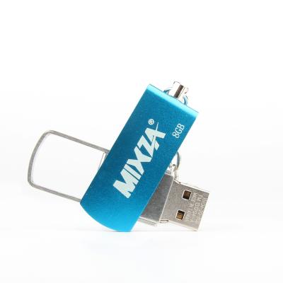 China 30g mini metal finger usb flash drive portable waterproof rotating 16 gigabytes for sale