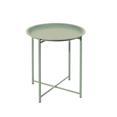 China Outdoor Waterproof Durable Simple Design Cafe Round Bistros Modern Simple Design Furniture Hot-selling Folding Table for sale