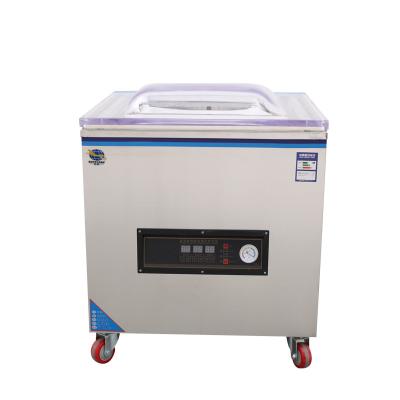 China Single Chamber Sealer Automatic Commercial Food Chicken Fish Meat Vacuum Packing Machine for sale