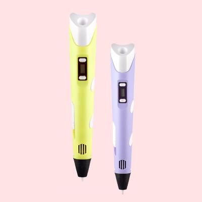 China Hot Selling Self-Leveling 3D Rise Pen 3D DIY Printer Pen Drawing Pens For Kids With ABS Filament Christmas Birthday Gift Toys for sale