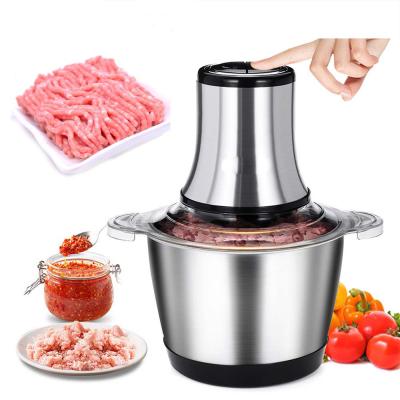 China Meat Stuffing Electric Household Food Vegetable Fruit Meat Chopper Mincer Machine for sale