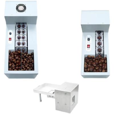 China Beverage Factory Commercial Chestnut Cutter Hazelnut Splitting Machine Electric Single Chain Chestnut Incision Machine for sale