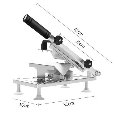 China food & Electric / Manual Industrial Frozen Beverage Machine Meat Slicer Stainless Steel Factory Cutter for sale
