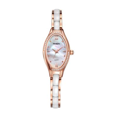 China Luxury Japan Quartz Watch Japan Movt Quartz Ladies Day/Date Diamonds Pearl Hearth Quartz Watch for sale