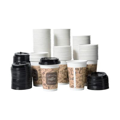 China Wholesale Recyclable 10oz Food Grade Single Wall Drink Use Disposable Custom Printed Paper Coffee Cup for sale