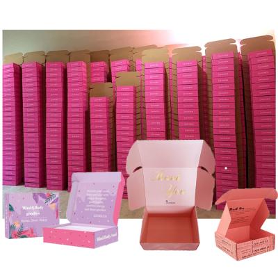 China Beauty Cosmetic Luxury Gift E-commerce Listing Jewelry Makeup Recyclable RP Recyclable Custom Printed Packaging Corrugated Paper Box for sale