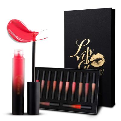 China Wholesale Recyclable Custom Empty Lip Gloss Stick Lip Balm Tube Kit Cosmetic Set Display Gift Packaging Paper Boxes For Lip Gloss Lipstick for sale