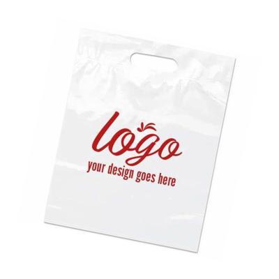 China Custom Printed BIODEGRADABLE Logo Handle High Quality Plastic Shopping Bag For China Factory for sale