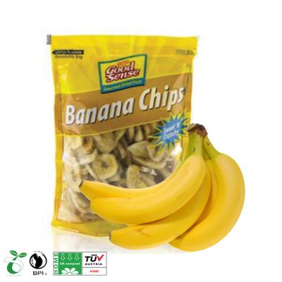 China Wholesale Moisture Proof Aluminum Center Seal Foil Custom Doypack Banana Corn Tortilla Plastic Logo Laminated Potato Chips Food Packaging Bag for sale