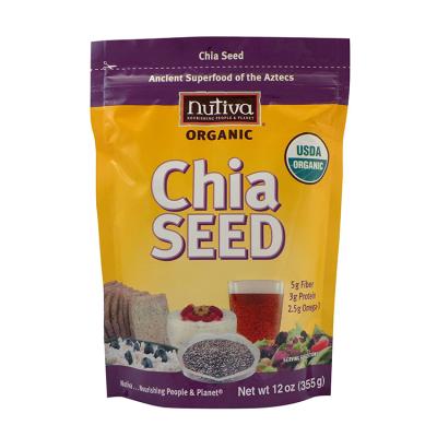 China Wholesale Custom Printed Logo Size Agricultural Corn Sunflower Moisture Proof Chia Flower Seeds Plastic Flexible Packaging Bags for sale