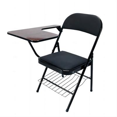 China China Commercial Foldable Living PU Office Furniture Heavy Duty Padded Steel Ergonomic Folding Table Chairs With Cushion for sale