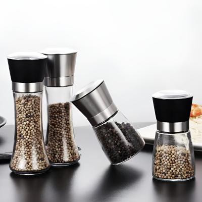 China China Factory Sustainable Hand Grinder Mill Set Compression Salt And Pepper Grinder Compression for sale