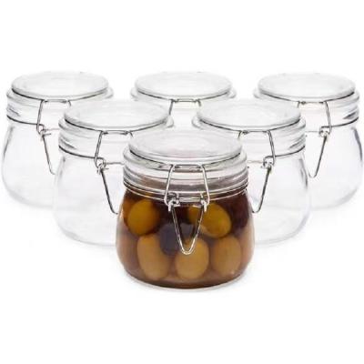 China Manufacturer Direct Supply Square Kitchenware Glass Storage Jar Viable Professional Glass Bottle for sale