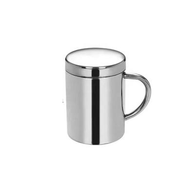 China Customized Viable Wholesale Logo Double Wall Stainless Steel Beer Mug With Handle for sale