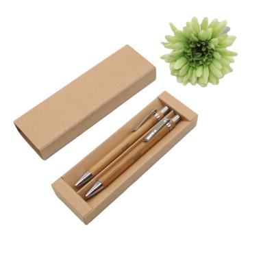 China Promotional Pen Set Bamboo Pen Set Bamboo ballpen mechanical stylus pen pencil ECO promotion gift pens for sale