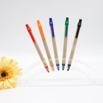 China Promotional Pen Eco Paper Pen Recycled Paper Pen With Logo Canetas Eco Friendly Pen for sale