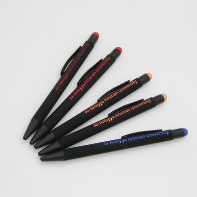 China Promotional Pen Metal Promotional Pen With Stylus Ball Pen With Logo for sale