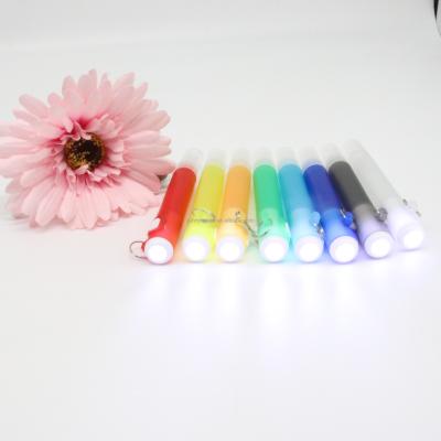 China Promotional Pen 5ml Plastic Bottle Sprayers LED Light Pencil Spray Pen With Logo Led Light for sale