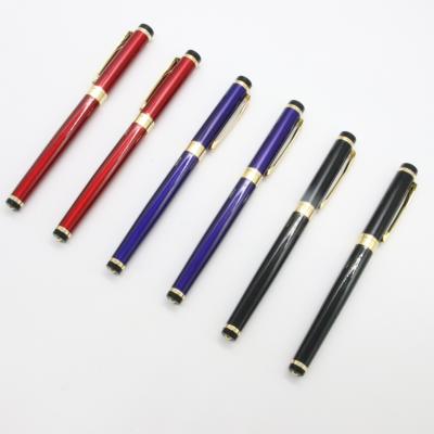 China Promotional Pen Metal Promotional Pen With Plastic Box Pen Sign Pen Set Gift Box for sale