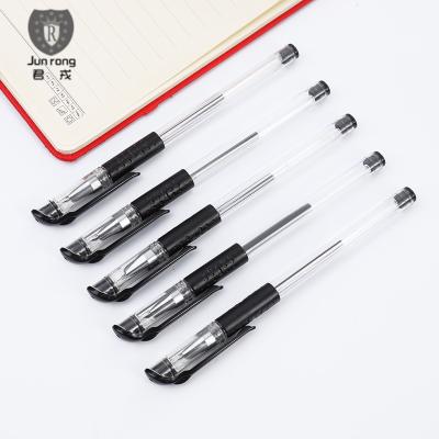 China office & Promotional School Pen Gel Ink Pen Black Gel Pens Cheap Wholesale Pen Plastic Student 50 Pieces/Set for sale